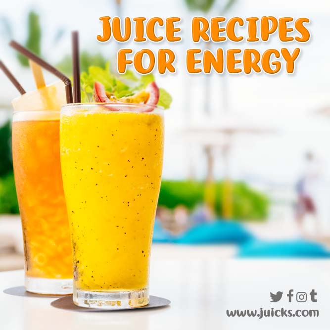 Juice recipes for energy
