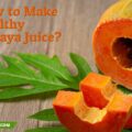 How to Make healthy Papaya Juice